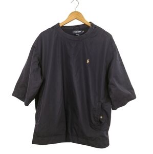 Polo Golf Ralph Lauren Vintage Navy Blue Pullover Fully Lined Pockets Size XL